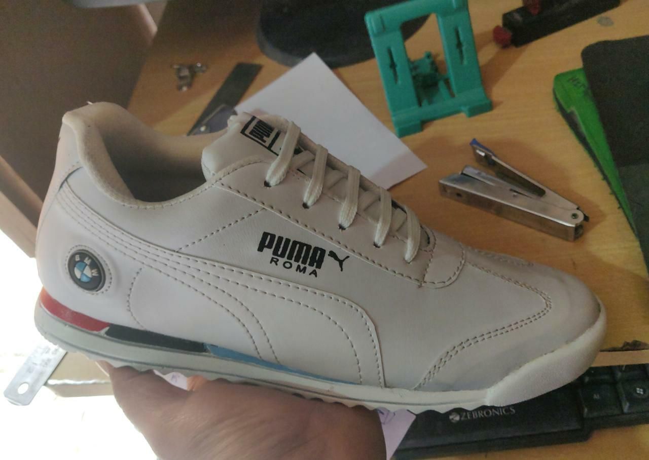 Men's Fashionable Daily Wear Casual Shoes – White, Laced Sneakers by Puma
