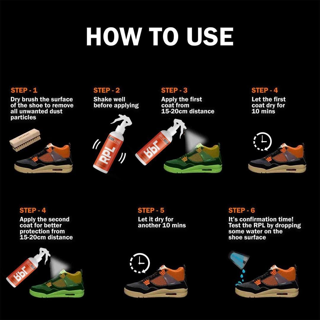 RPL Snekera Every Step Matters 100ML – Water & Dirt Repellent Shoe Protector Spray (Pack of 2)