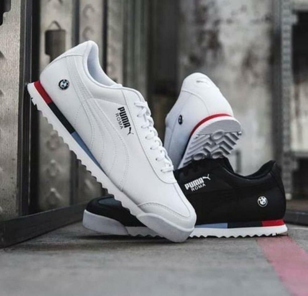 Men's Fashionable Daily Wear Casual Shoes – White, Laced Sneakers by Puma