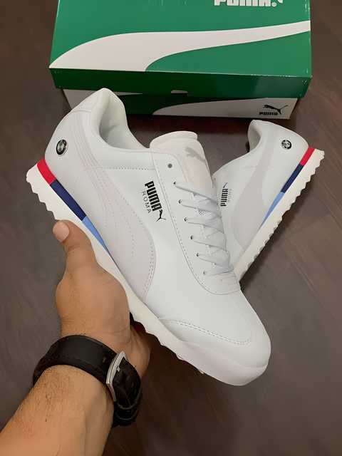 Men's Fashionable Daily Wear Casual Shoes – White, Laced Sneakers by Puma