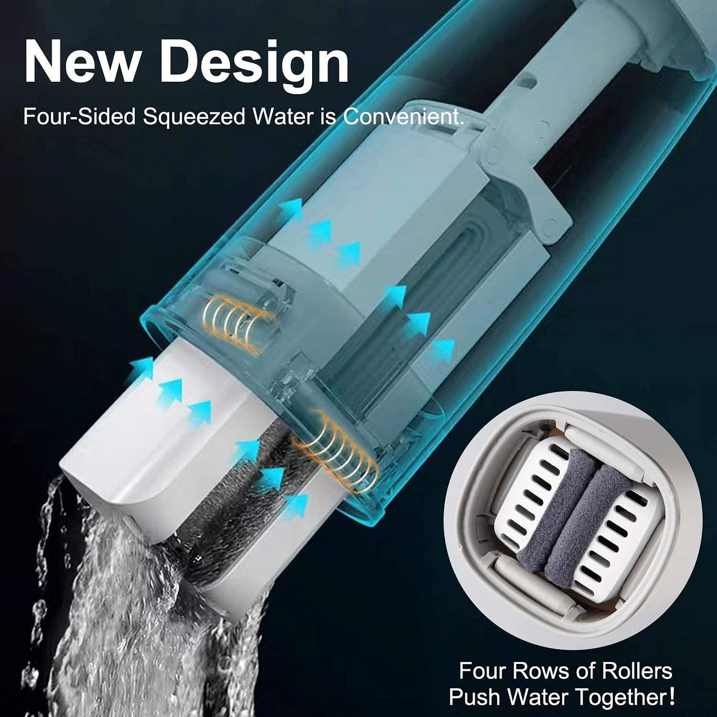 Portable Mini Mop for Home & Kitchen Cleaning