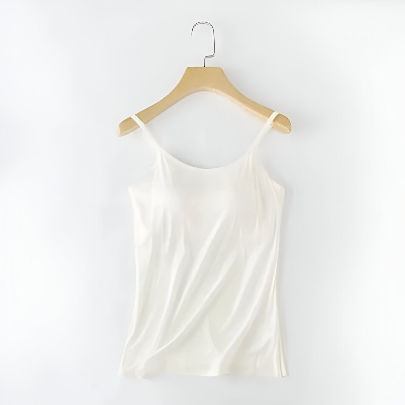 Women’s Loose Fit Cami with Built-in Bra – Pack of 2 | Free Size Cotton Tank Tops