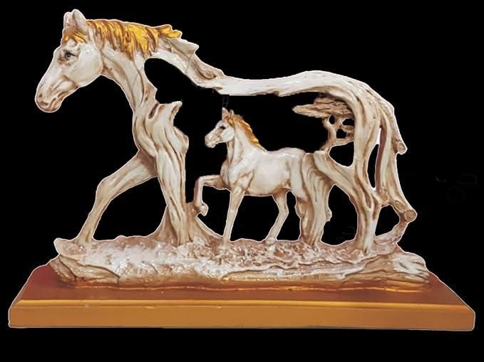 Elegant Horse Statue – Animal Figurine for Home and Desktop Decor