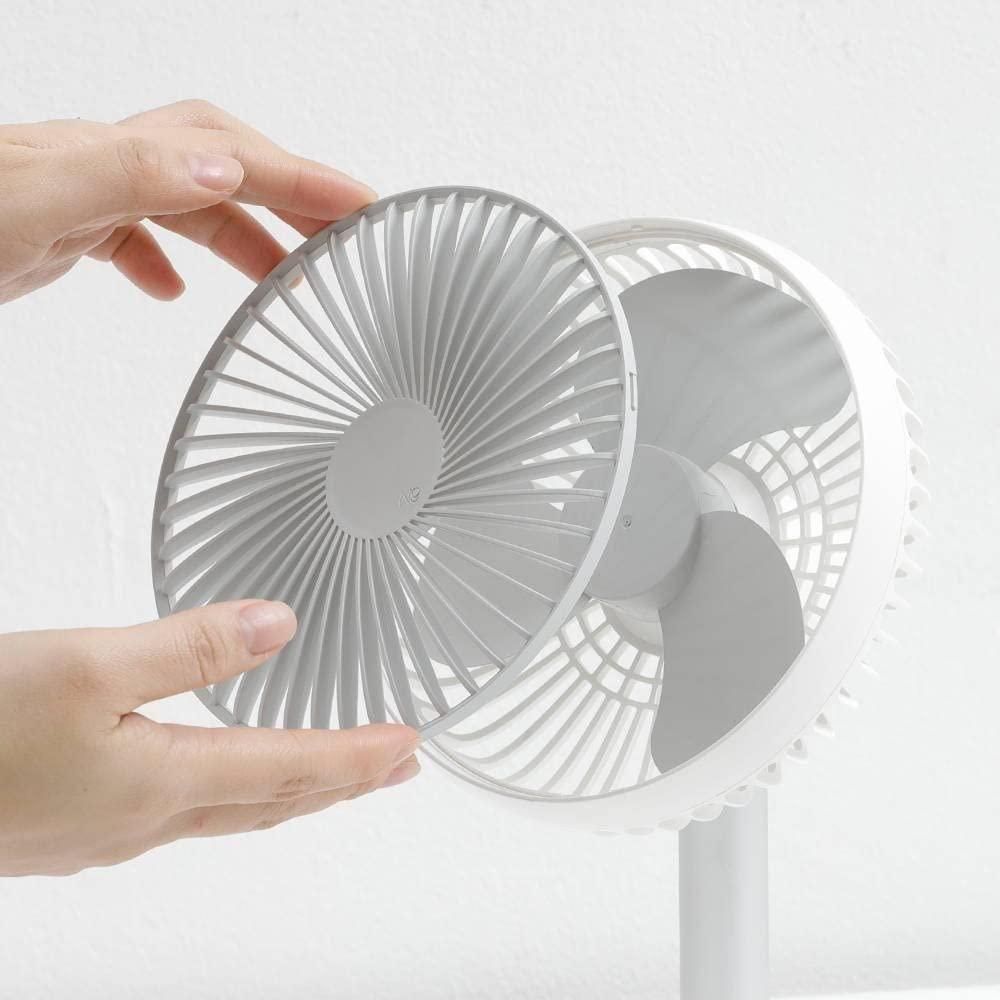 Adjustable Height Telescopic Rechargeable Standing Fan