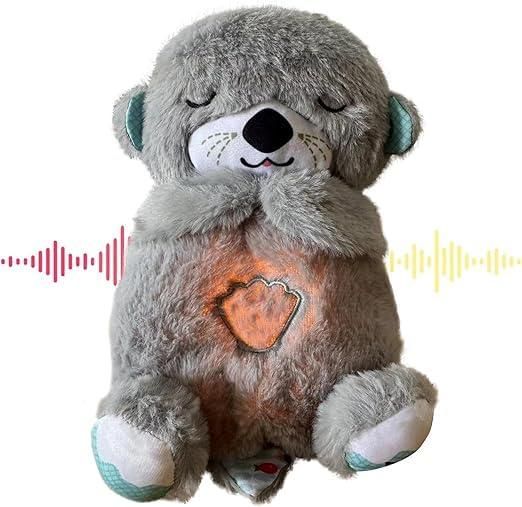 Breathing Plush Baby Sound Machine – Soft Toy with Music and Calming Motion