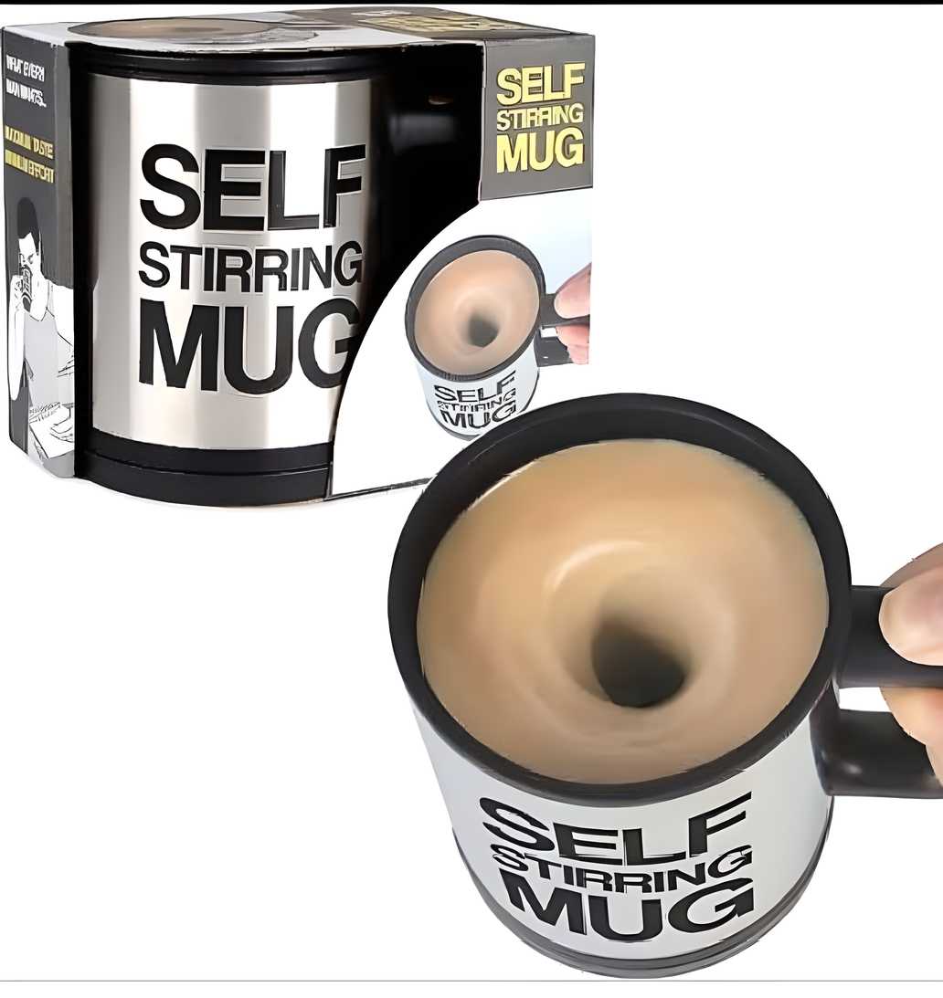 Self-Stirring Coffee Mug