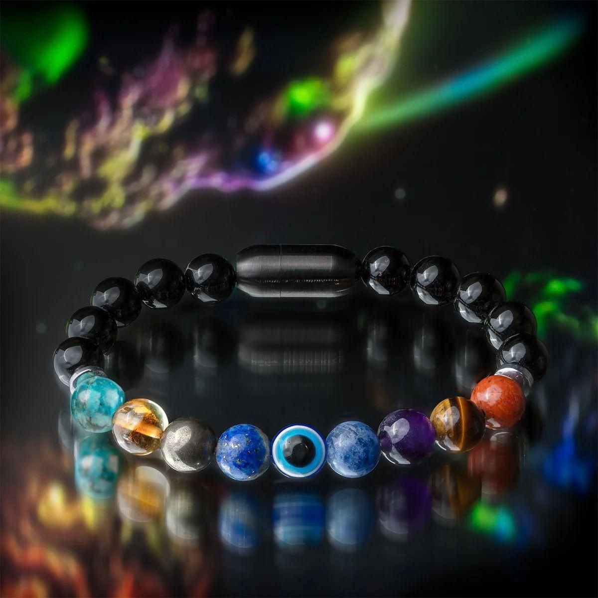 Super 9 Chakra Healing Stone Bracelet | Unisex Energy Beads for Men & Women