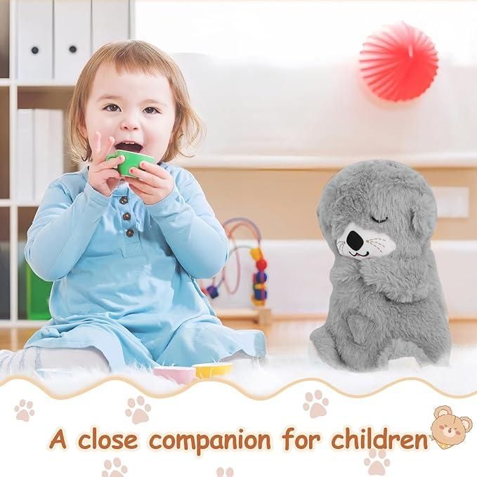 Breathing Plush Baby Sound Machine – Soft Toy with Music and Calming Motion