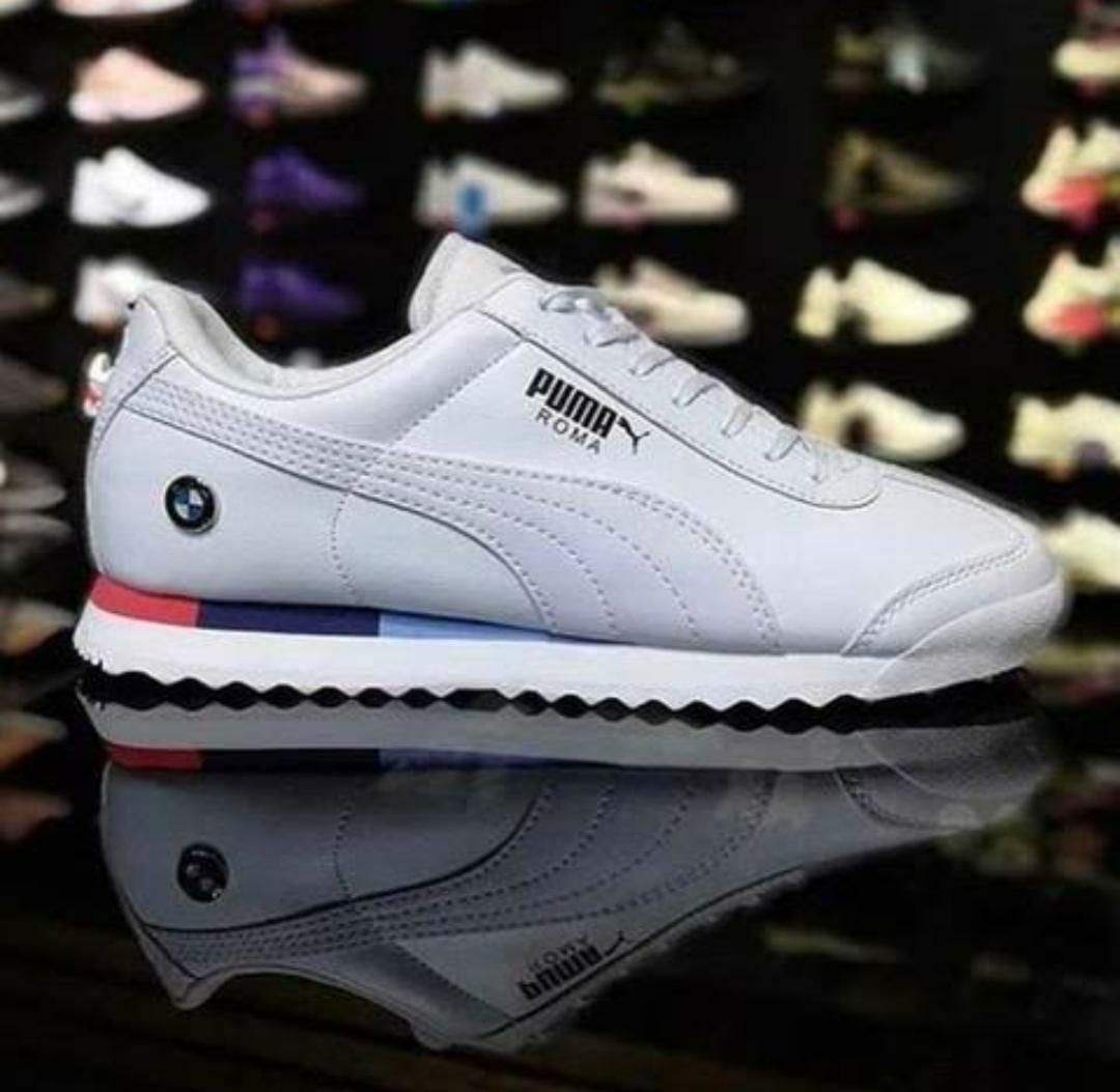 Men's Fashionable Daily Wear Casual Shoes – White, Laced Sneakers by Puma