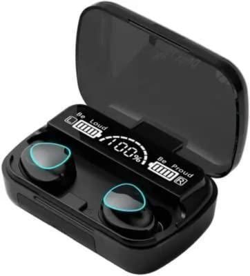 M10 TWS Wireless Earphone - Bluetooth Earplugs with Touch Control, Noise Reduction, and Digital Display (Black)