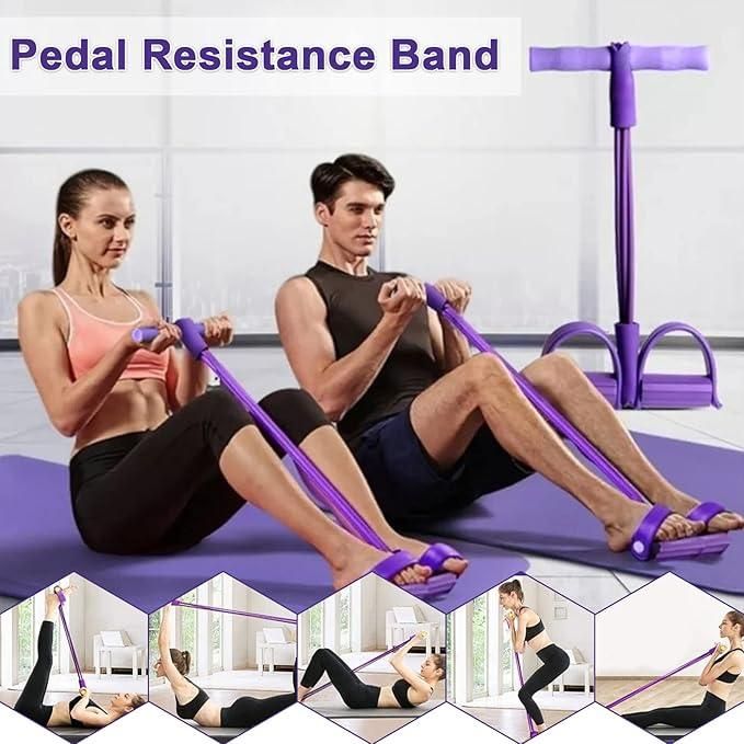 Yoga Pedal Puller Resistance Band – Fitness Equipment for Strength Training & Flexibility