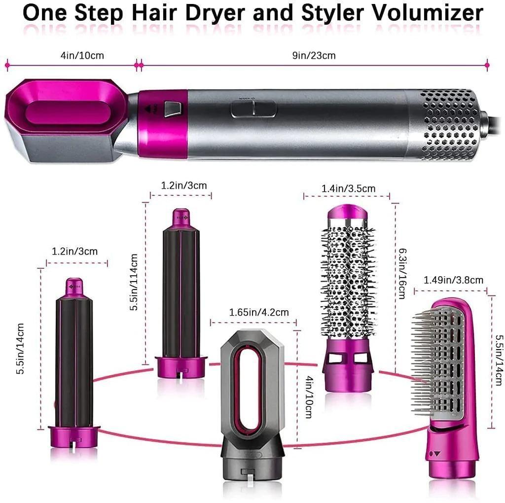 5 in 1 Curly Airstyler - (1 Year Warranty)