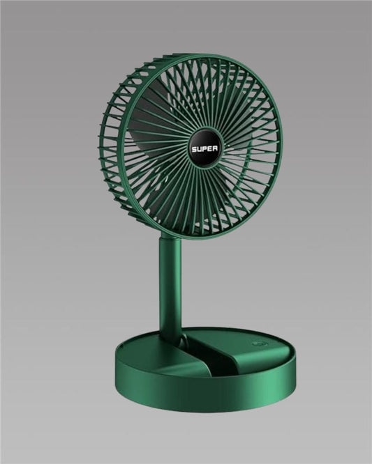 Adjustable Height Telescopic Rechargeable Standing Fan