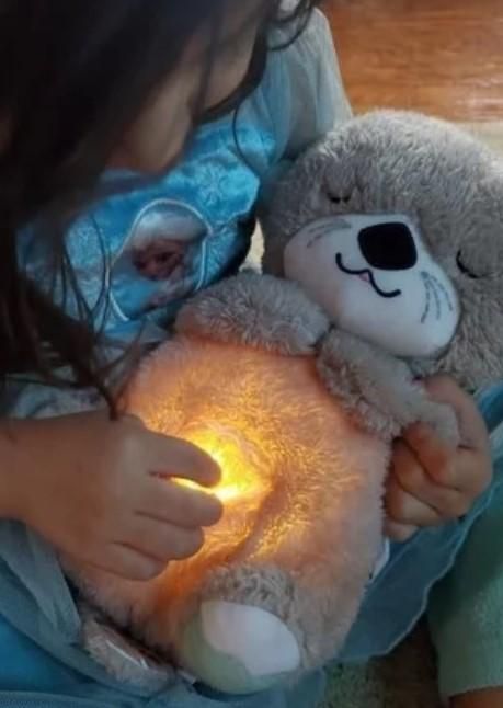 Breathing Teddy Bear with Soothing Music – Comfort Plush Toy for Kids & Adults