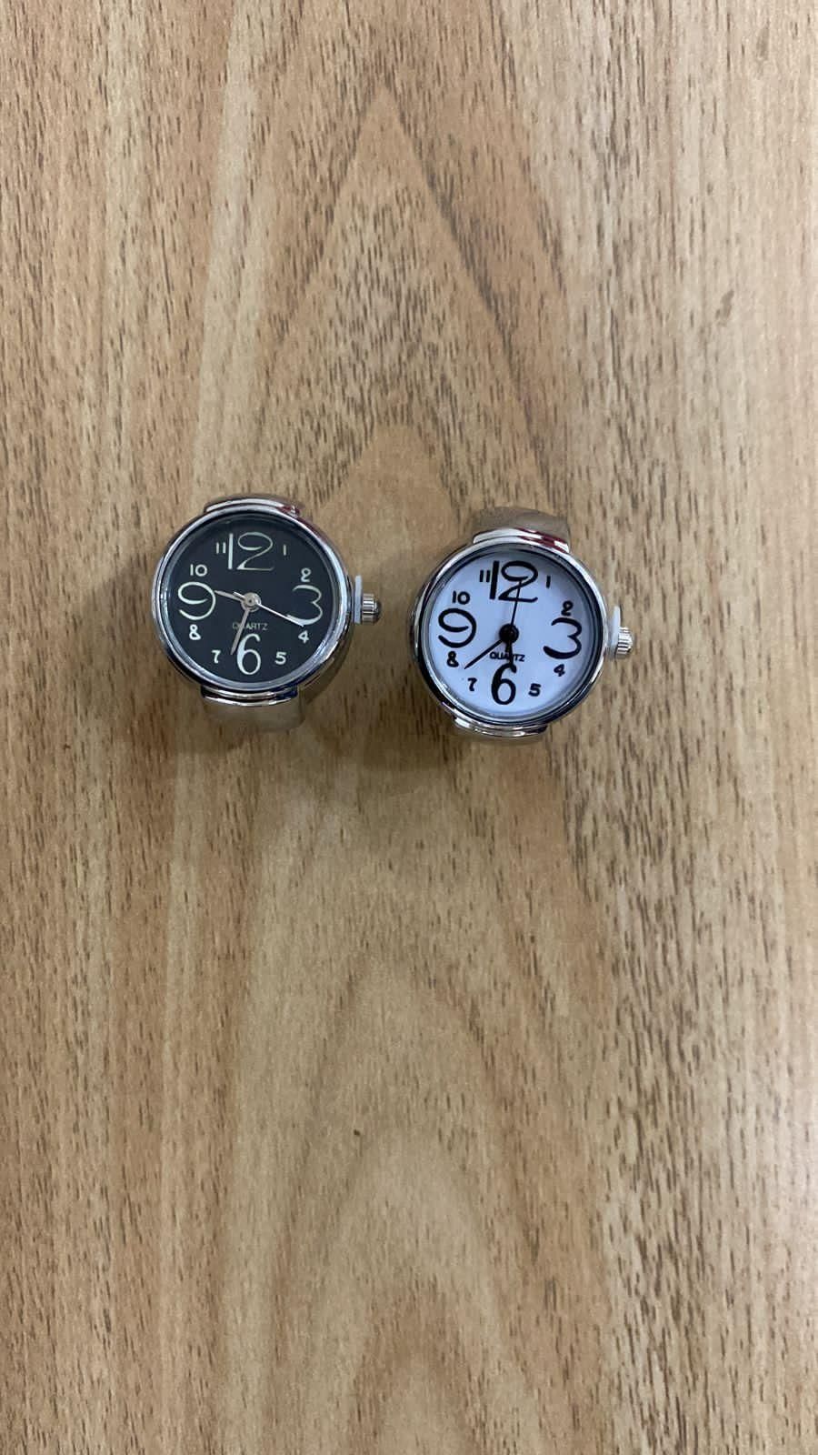 Women's Men's Ring Watch – Analogue Quartz Finger Watch Ring