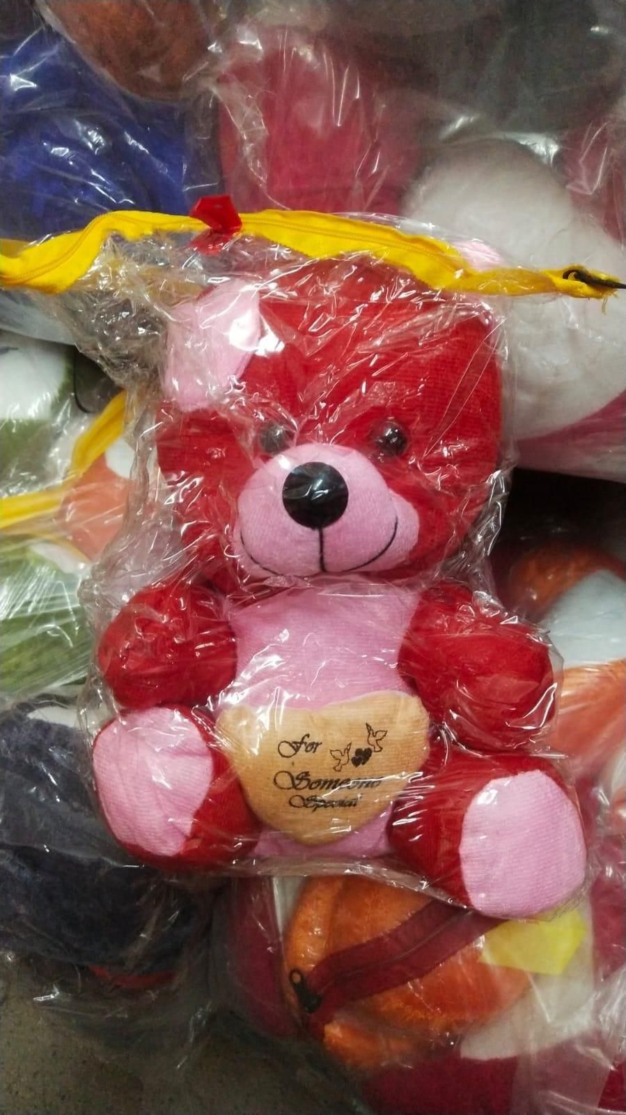 Love Quote Soft Teddy Bear with Heart – Valentine’s Gift for Girls & Kids