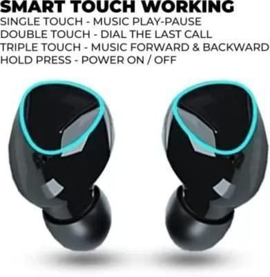 M10 TWS Wireless Earphone - Bluetooth Earplugs with Touch Control, Noise Reduction, and Digital Display (Black)