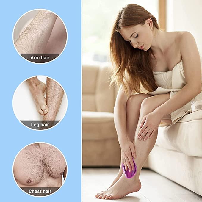 FLETIX Crystal Hair Eraser Stone – Painless, Eco-Friendly Hair Removal for Smooth, Radiant Skin