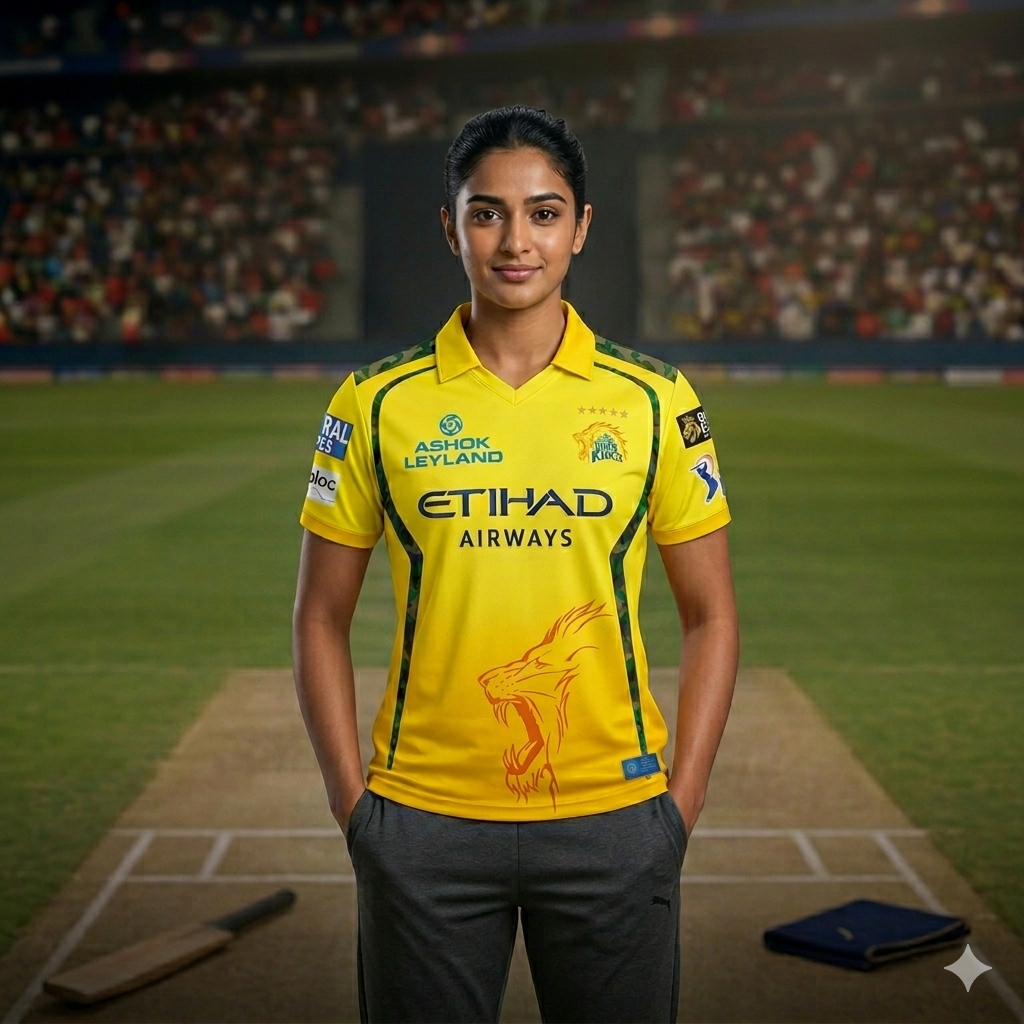 CSK Dhoni Jersey + Free Gift