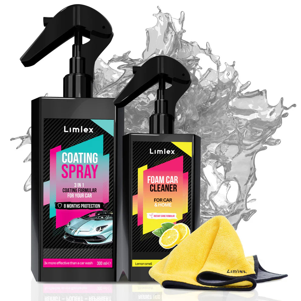 Coating Spray and Foam Car Cleaner 200ml (Combo)